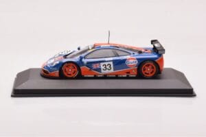 McLaren F1 GTR #33 Gulf Racing R. Bellm / M. Weaver / J-J. Lehto 24 Hours of Le Mans 1996 Minichamps 1:43 530164333 Metal
