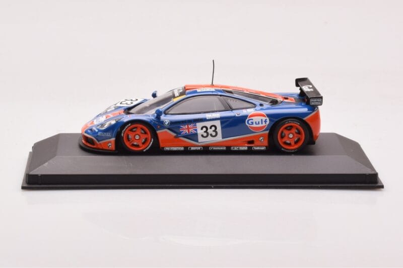 McLaren F1 GTR #33 Gulf Racing R. Bellm / M. Weaver / J-J. Lehto 24 Hours of Le Mans 1996 Minichamps 1:43 530164333 Metal