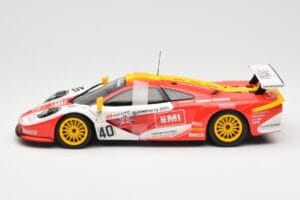 McLaren F1 GTR #40 J. O'Rourke / M. Sugden / P. Auberlein EMI 24 Hours of Le Mans 1996 UT Models 1:18 39820 Metal — zdjęcie 3 z 6