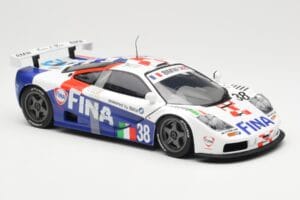 McLaren F1 GTR #38 M. Duez / M. Soper / E. Lafitte Team Bigazzi 24 Hours of Le Mans 1996 UT Models 1:18 80439421484 Metal — zdjęcie 4 z 6