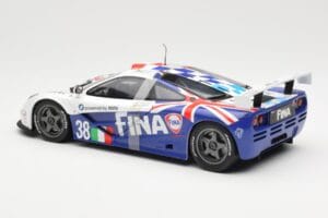 McLaren F1 GTR #38 M. Duez / M. Soper / E. Lafitte Team Bigazzi 24 Hours of Le Mans 1996 UT Models 1:18 80439421484 Metal — zdjęcie 5 z 6