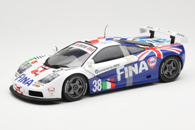 McLaren F1 GTR #38 M. Duez / M. Soper / E. Lafitte Team Bigazzi 24 Hours of Le Mans 1996 UT Models 1:18 80439421484 Metal