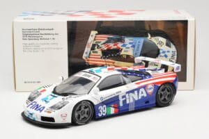 McLaren F1 GTR #39 N. Piquet / J. Cecotto / D. Sullivan Team Bigazzi 24 Hours of Le Mans 1996 UT Models 1:18 80439421485 Meta — zdjęcie 6 z 6
