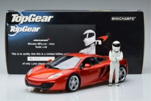 McLaren MP4-12C Z Figurką Stig Top Gear Minichamps 1:18 519101330 Metal — zdjęcie 7 z 7