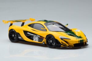 McLaren P1 GTR Żółty Z Zielonymi Paskami AUTOart 1:18 81544 Kompozyt — zdjęcie 5 z 7