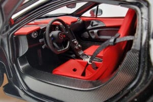 McLaren P1 Matowa Czarny AUTOart 1:18 76027 Metal — zdjęcie 8 z 9