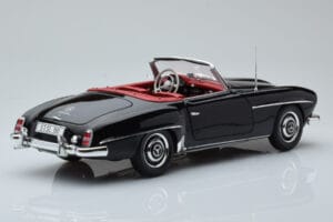 Mercedes 190 SL W121 Kabriolet Czarny Minichamps 1:18 100037030 Metal — zdjęcie 3 z 8