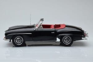 Mercedes 190 SL W121 Kabriolet Czarny Minichamps 1:18 100037030 Metal — zdjęcie 4 z 8