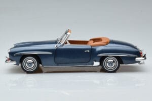 Mercedes 190 SL W121 Roadster Niebieski Norev 1:18 B66040625 Metal — zdjęcie 5 z 8