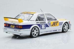 Mercedes 190E 2.5-16 W201 EVO 1 Jet #16 F. Biela Team Ms-Jet Racing DTM 1990 Minichamps 1:18 155903616 Metal — zdjęcie 2 z 6