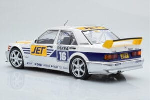 Mercedes 190E 2.5-16 W201 EVO 1 Jet #16 F. Biela Team Ms-Jet Racing DTM 1990 Minichamps 1:18 155903616 Metal — zdjęcie 5 z 6