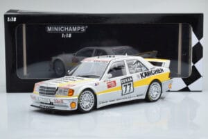 Mercedes 190E 2.5-16 W201 EVO 1 Karcher #77 F. Kreutzpointer Team AMG-Mercedes DTM 1990 Minichamps 1:18 155903677 Metal — zdjęcie 6 z 6