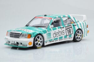 Mercedes 190E 2.5-16 W201 EVO 2 Debis #18 F. Giroix Team Zackspeed DTM 1991 Minichamps 1:18 155913618 Metal