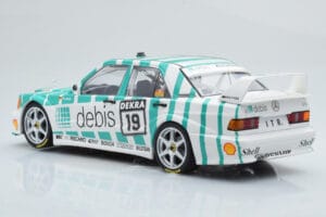 Mercedes 190E 2.5-16 W201 EVO 2 Debis #19 R. Asch Team Zackspeed DTM 1991 Minichamps 1:18 155913619 Metal — zdjęcie 5 z 6