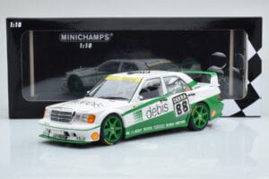 Mercedes 190E 2.5-16 W201 EVO 2 Debis #88 B. Schneider Team Zackspeed DTM 1991 Minichamps 1:18 155913688 Metal — zdjęcie 6 z 6