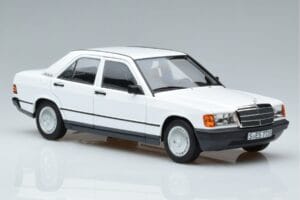 Mercedes 190 E W201 Biały Norev 1:18 183820 Metal — zdjęcie 5 z 7