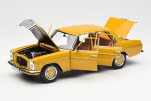 Mercedes 200/8 W115 Sahara Żółty Norev 1:18 183771 Metal — zdjęcie 2 z 8