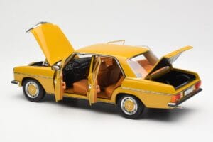 Mercedes 200/8 W115 Sahara Żółty Norev 1:18 183771 Metal — zdjęcie 5 z 8