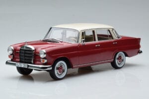 Mercedes 200 W110 Czerwony Norev 1:18 183706 Metal