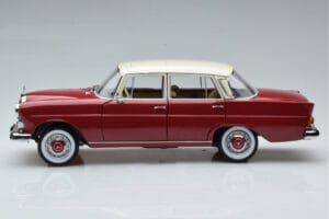 Mercedes 200 W110 Czerwony Norev 1:18 183706 Metal — zdjęcie 5 z 7