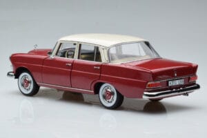 Mercedes 200 W110 Czerwony Norev 1:18 183706 Metal — zdjęcie 7 z 7