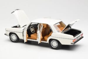 Mercedes 200 W115 Biały Norev 1:18 183770 Metal — zdjęcie 5 z 8