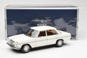 Mercedes 200 W115 Biały Norev 1:18 183770 Metal — zdjęcie 8 z 8