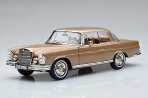 Mercedes 250 SE Coupe W111 Złoty Metaliczny Norev 1:18 183759 Metal