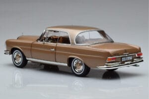 Mercedes 250 SE Coupe W111 Złoty Metaliczny Norev 1:18 183759 Metal — zdjęcie 6 z 7