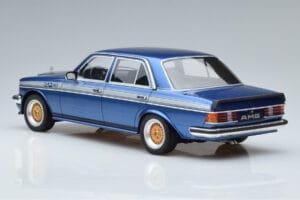 Mercedes 280 E AMG W123 Niebieski Otto 1:18 OT221 Żywica — zdjęcie 5 z 6