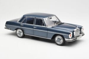 Mercedes 280 SE W108 Ciemnoniebieski Metalik Norev 1:18 183534 Metal — zdjęcie 6 z 8