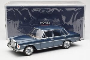 Mercedes 280 SE W108 Ciemnoniebieski Metalik Norev 1:18 183534 Metal — zdjęcie 8 z 8