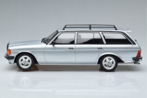 Mercedes 280 TE AMG S123 Srebrny Otto 1:18 OT246 Żywica — zdjęcie 3 z 6
