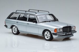 Mercedes 280 TE AMG S123 Srebrny Otto 1:18 OT246 Żywica — zdjęcie 4 z 6