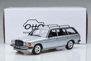 Mercedes 280 TE AMG S123 Srebrny Otto 1:18 OT246 Żywica — zdjęcie 6 z 6