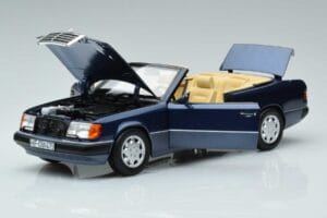 Mercedes 300 CE-24 A124 Kabriolet Nautical Niebieski Limitowana Edycja Norev 1:18 183879 Metal — zdjęcie 2 z 7