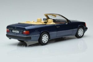 Mercedes 300 CE-24 A124 Kabriolet Nautical Niebieski Limitowana Edycja Norev 1:18 183879 Metal — zdjęcie 3 z 7