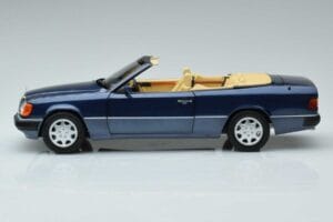 Mercedes 300 CE-24 A124 Kabriolet Nautical Niebieski Limitowana Edycja Norev 1:18 183879 Metal — zdjęcie 4 z 7