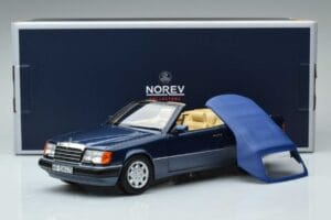 Mercedes 300 CE-24 A124 Kabriolet Nautical Niebieski Limitowana Edycja Norev 1:18 183879 Metal — zdjęcie 7 z 7