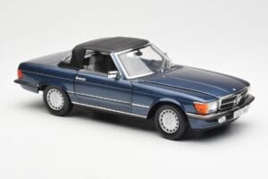Mercedes 300 SL R107 Granatowy Norev 1:18 183466 Metal — zdjęcie 6 z 8