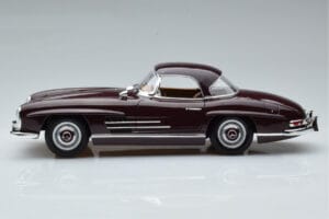 Mercedes 300 SL W198 Roadster Czerwony Norev 1:18 183891 Metal — zdjęcie 4 z 8