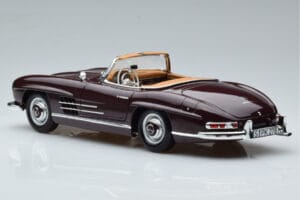 Mercedes 300 SL W198 Roadster Czerwony Norev 1:18 183891 Metal — zdjęcie 7 z 8