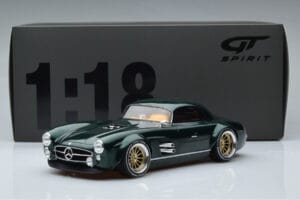 Mercedes 300 SL Speedster Hard Top By S-Klub Zielony GT Spirit 1:18 GT872 Żywica — zdjęcie 6 z 6