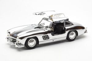 Mercedes 300 SL W198 Chrom Minichamps 1:18 B66040645 Metal — zdjęcie 2 z 8