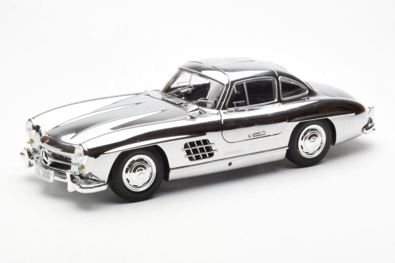 Mercedes 300 SL W198 Chrom Minichamps 1:18 B66040645 Metal