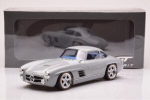 Mercedes 300 SL W198 Gullwing By S-Klub Szary GT Spirit 1:18 GT418 Żywica — zdjęcie 6 z 6