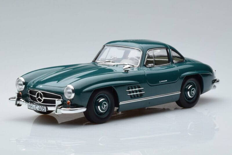 Mercedes 300 SL W198 Gullwing Zielony Norev 1:18 183851 Metal