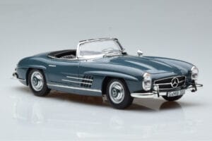 Mercedes 300 SL W198 Roadster Niebieski Norev 1:18 B66040668 Metal — zdjęcie 7 z 9