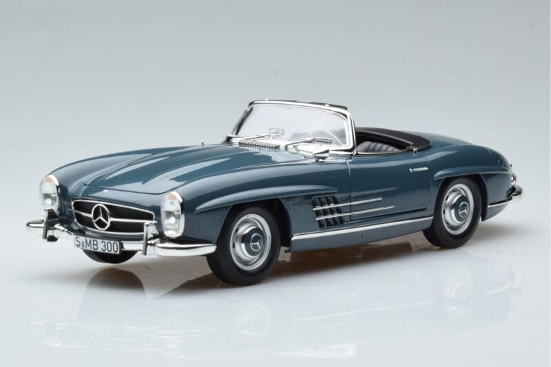 Mercedes 300 SL W198 Roadster Niebieski Norev 1:18 B66040668 Metal