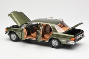 Mercedes 450SEL 6.9 W116 Zielony Metalik Norev 1:18 183455 Metal — zdjęcie 5 z 8